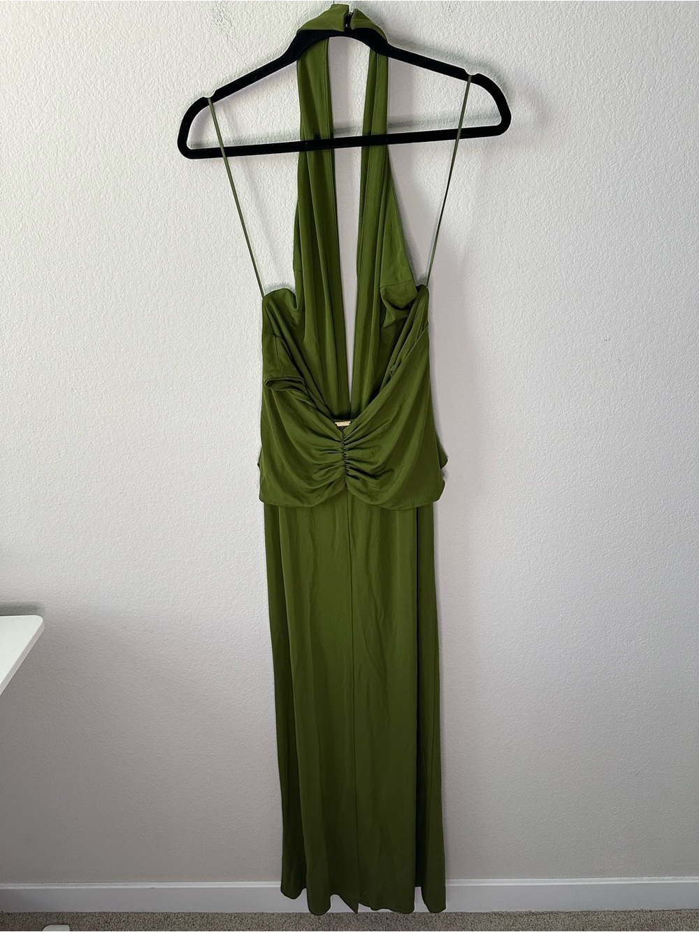 CULT GAIA Chi Maxi Dress Gown in Deep Pasture Green SZ L - Picture 9 of 9